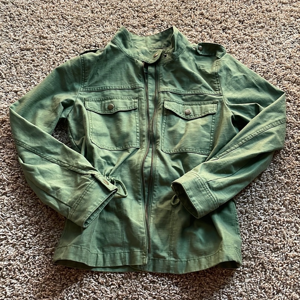 J.Crew Army Jacket Size XS Green